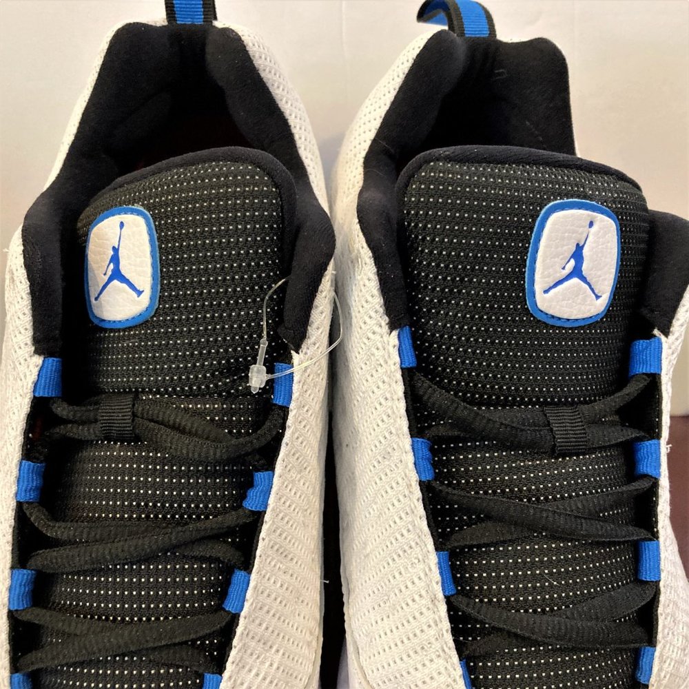 NEW!! Jordan BRAND Retro 2011 Shoes Men 10.5 Basketball Athletic White Blue - Picture 4 of 4